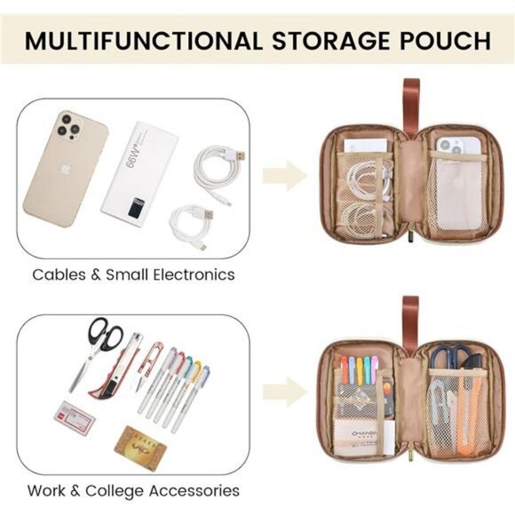 Laptop Bags for Women, 15.6 inch Waterproof Work Tote Bag with Clutch, - Picture 6 of 7